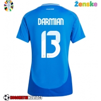 Ženske Nogometnih dresov Italija Matteo Darmian #13 Domači EP 2024 Kratki rokavi